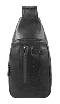Рюкзак слинг Piquadro Urban CA4536UB00/N черный кожа