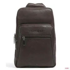 Рюкзак слинг PIQUADRO CA6247W118/TM, натуральная кожа, коричневый