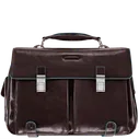 Мужской кожаный портфель Piquadro CA1068B2/MO коричневый