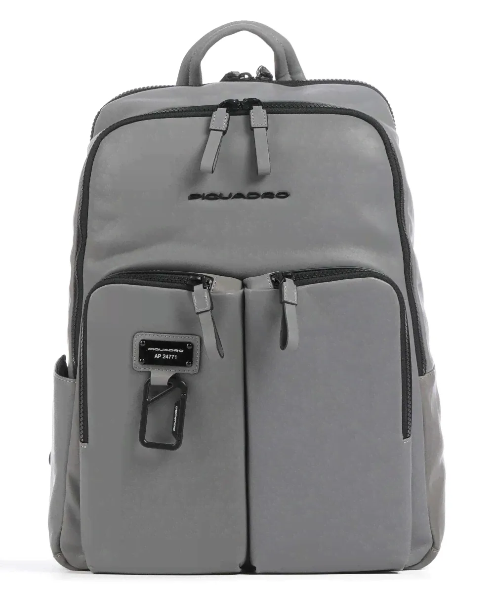 Кожаный рюкзак Piquadro CA3869AP/GR мужской серый-4