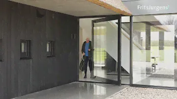 Exterior Pivot Door with FritsJurgens Inside - Unlimited Design