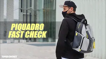 Zaino PIQUADRO Fast Check: uno dei migliori zaini per laptop e da viaggio