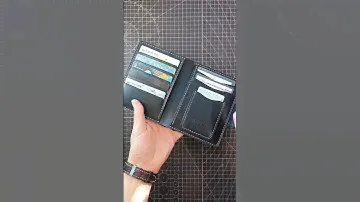 Большое мужское портмоне для полного набора документов. Men's leather wallet + PDF Pattern.