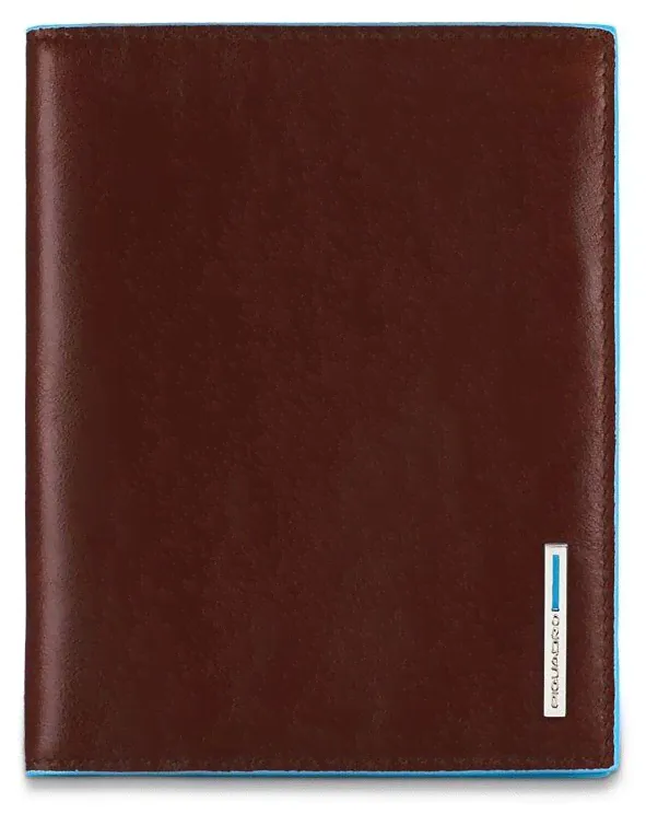 Обложка для паспорта PIQUADRO Blue Square, mahogany