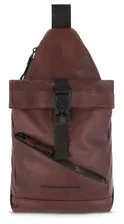 Рюкзак слинг Piquadro Harper CA5678AP/N черный кожа