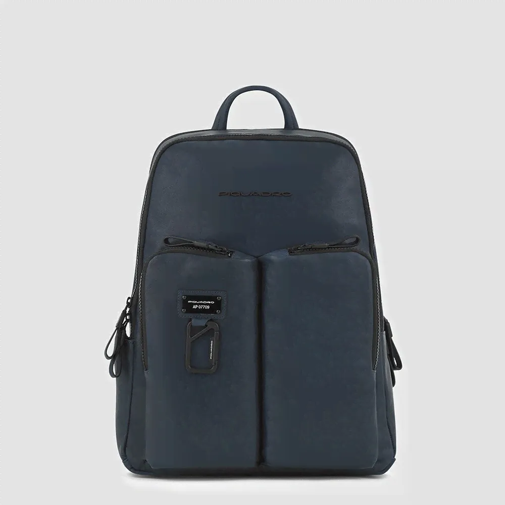 Кожаный рюкзак Piquadro CA3869AP/BLU мужской синий