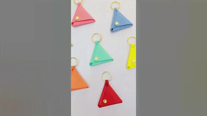 Our Handmade Leather Key Ring Charms  for you to store your Little cute things from ATELIER NEORAH