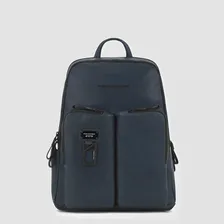 Кожаный рюкзак Piquadro CA3869AP/BLU мужской синий