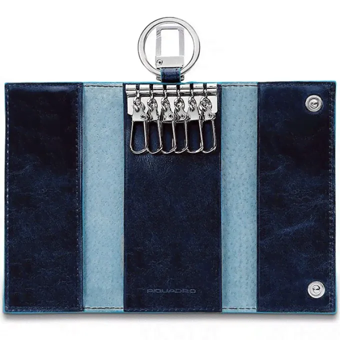 Ключница PIQUADRO BLUE SQUARE (синий) PC1397B2/BLU2-0