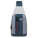 Рюкзак слинг Piquadro Urban CA4536UB00/GRBO серый/бордовый натур.кожа