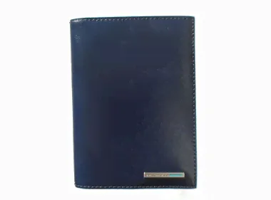 Кожаная обложка для автодокументов Piquadro PP5256B2/BLU2 синий-0