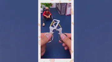Product Link in Comments！ Unpacking courier knife metal keychain you have used Both can demolish the